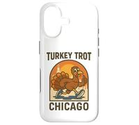 Chicago City Thanksgiving Day Turkey Trot Cute Retro Running Case for iPhone 17
