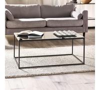 Chicago Coffee Table - 110cm - Smoked Glass