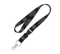 Chicago Cubs Lanyard w/detachable buckle 1", Black