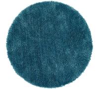 Chicago Dark Teal Shaggy Rug - Ø 133 cm