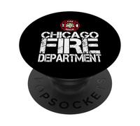 Chicago Firefighter with Florian Cross Family Kids Adults PopSockets PopGrip: Swappable Grip for Phones & Tablets PopSockets Adhesive PopGrip