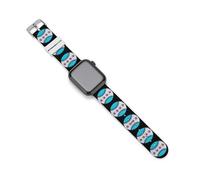 Chicago Flag Baseball Silicone Watchband Compatible with IWatch Classic Replacement Strap Soft Wristbands for Men Women 42mm/44mm
