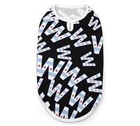 Chicago Flag Funny Dog Shirts Sleeveless Pet Tank Top Comfort Pets Clothes Vest for Small Medium Dogs Cat S