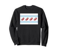 Chicago Flag HotDog Food City Sweatshirt