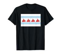Chicago Flag Skyline Bold City Pride T-Shirt