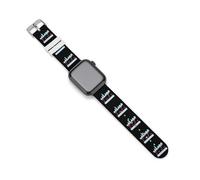 Chicago Flag Skyline Printed Silicone Watch Band Compatible with IWatch Waterproof Soft Replacement Strap 38mm/40mm