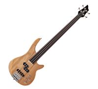 Chicago Fretless Bass Guitar by Gear4music Natural