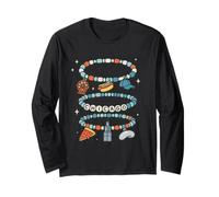 Chicago Friendship Bracelet Stack Wind City Design Long Sleeve T-Shirt