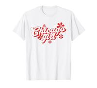 Chicago Girl Retro Groovy City T-Shirt