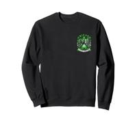 Chicago Goes Green St Patricks Day Front Pocket Back Design Sweatshirt