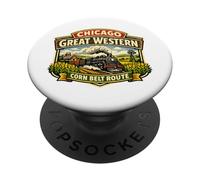 Chicago Great Western Corn Belt Route Railroad PopSockets Adhesive PopGrip