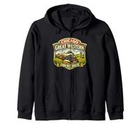 Chicago Great Western Corn Belt Route Railroad Zip Hoodie