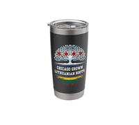 Chicago Grown with Lithuanian Roots Lithuania Stainless Steel Insulated Tumbler