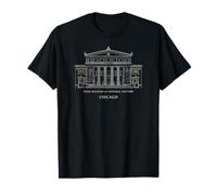 Chicago, Hand-Drawn Field Museum of Natural History T-Shirt