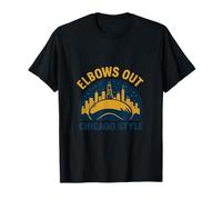 Chicago IL Pride Elbows Out Chicago Style Bean Design T-Shirt