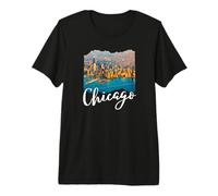 Chicago Illinois Souvenir/Chicago Premium T-Shirt