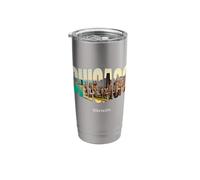 Chicago Illinois The Windy City Stainless Steel Insulated Tumbler