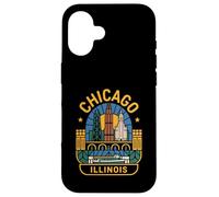 Chicago Illinois USA Born Bred Case for iPhone 16