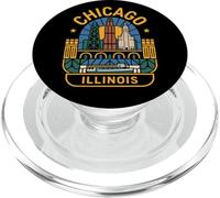 Chicago Illinois USA Born Bred PopSockets PopGrip for MagSafe