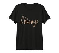 Chicago Illinois Vintage Elegant Design Premium T-Shirt