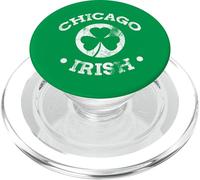 Chicago Irish Clover Pride Saint Patricks Day Irish American PopSockets PopGrip for MagSafe