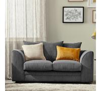 Furniture 786 Chicago Jumbo Cord 2 Seater Sofa in Grey Furniture 786 Grey