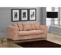 Chicago Jumbo Cord 3 Seater Sofa Coffee
