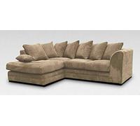 CHICAGO JUMBO CORD CORNER SOFA 5 COLOURS - LEFT/RIGHT HAND (Coffee, Right Hand Corner Sofa)