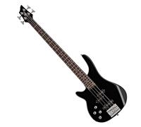 Chicago Left Handed Bass Guitar by Gear4music Black