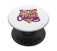 Chicago Leopard Heart Pink Sunglasses Stylish Women Fashion PopSockets Adhesive PopGrip