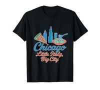 Chicago Little Italy Big City Local Pride Design T-Shirt
