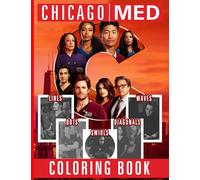 Chicago Med Dots Waves Diagonals Lines Swirls Coloring Book: Great Gift Chicago Med Spirograph Styles Colouring Books For Kid And Adult