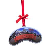 Chicago Metal Bean Ornament - 4 Inches