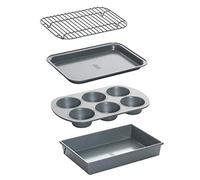 Chicago Metallic, Carbon Steel, 4-Piece Toaster Oven Set