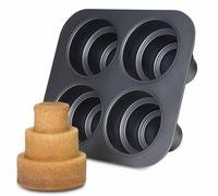 Chicago Metallic Non-Stick Multi-Tier Cake Pan in Grey Chicago Metallic Grey
