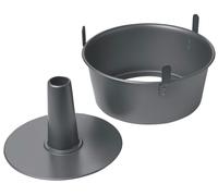 Chicago Metallic Non-Stick Two Piece Angel Cake Pan - Grey - Carbon Steel - Cake Pan