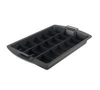 Chicago Metallic Professional Slice Solutions Brownie Pan, 9-Inch-by-13-Inch -, Dark Gray