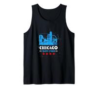 Chicago Navy Pier Windy City Color Shirt Tank Top