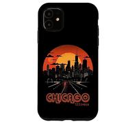 Chicago Night Lights Chi-Town Windy City Skyline Southside Case for iPhone 11