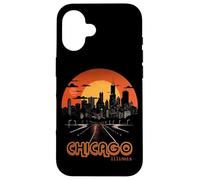 Chicago Night Lights Chi-Town Windy City Skyline Southside Case for iPhone 16