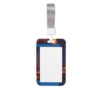 Chicago Night Print Card Badge Holder, Installing It is Simple, for Office and Hospital and So On