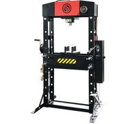 Chicago Pneumatic CP86500 50 Ton Durable Workshop Press with Two-Step Stroke System for Precision Load Tuning