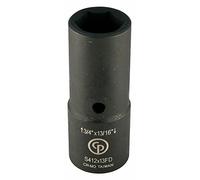 Chicago Pneumatic S412X13FD - 1/2 Inch Square Drive, 3/4 Inch x 13/16 Inch Flip, Deep, 6 Point, Impact Socket