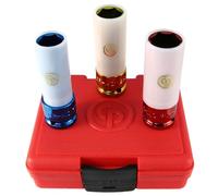 Chicago Pneumatic SS413WP 1/2" Drive 3 Piece Metric Deep Wheel ProtectorImpact Socket Set