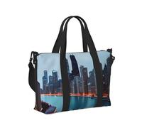 Chicago Print Travel Hand Bag for Women Men Lightweight Foldable Business Weekend Trip Camping