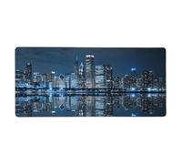 Chicago Reflected Print Large Gaming Mouse Pad (90x40cm / 36x16in) Extended Desk Mat for Gaming & Work