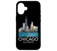Chicago River Buildings Architecture Skyline Ferry Deep Dish Case for iPhone 16