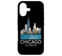 Chicago River Buildings Architecture Skyline Ferry Deep Dish Case for iPhone 17