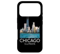 Chicago River Buildings Architecture Skyline Ferry Deep Dish Case for iPhone 17 Pro