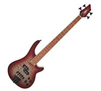 Chicago Select Bass Guitar by Gear4music Reverse Red Burst